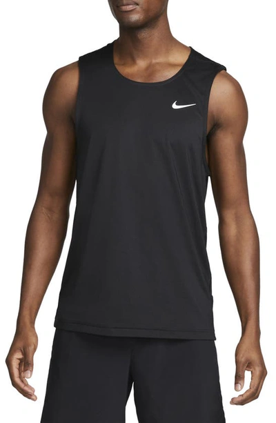 Nike Men's Ready Relaxed-fit Dri-fit Fitness Tank, Regular & Big & Tall In Black