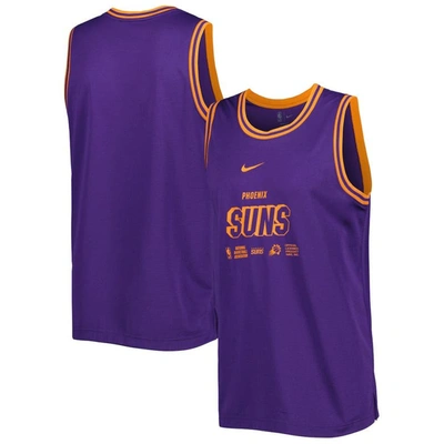 Nike Purple Phoenix Suns Courtside Dna Performance Tank Top