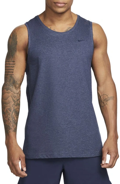 Nike Dri-fit Primary Training Tank In Blue