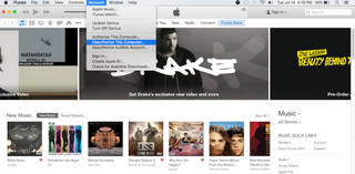 itunes deauthorize