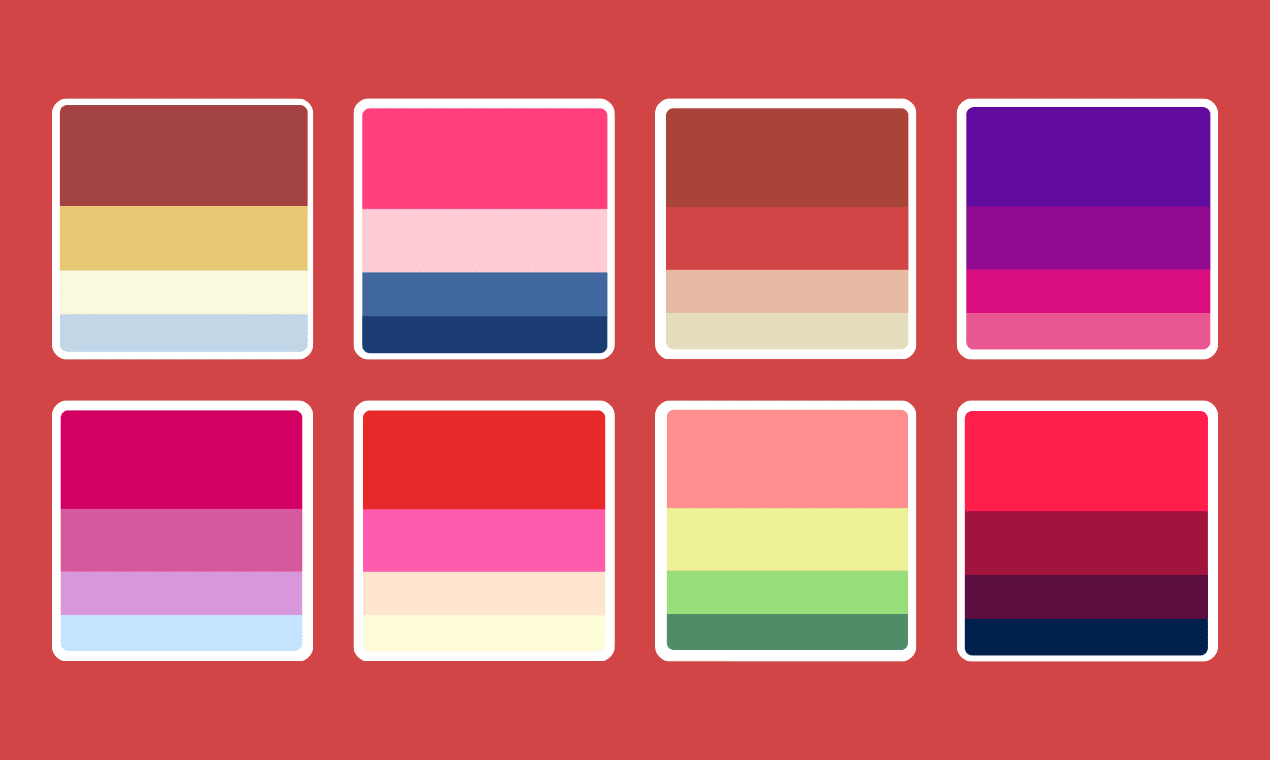 red color palettes