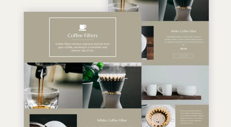 Coffee Landing Page