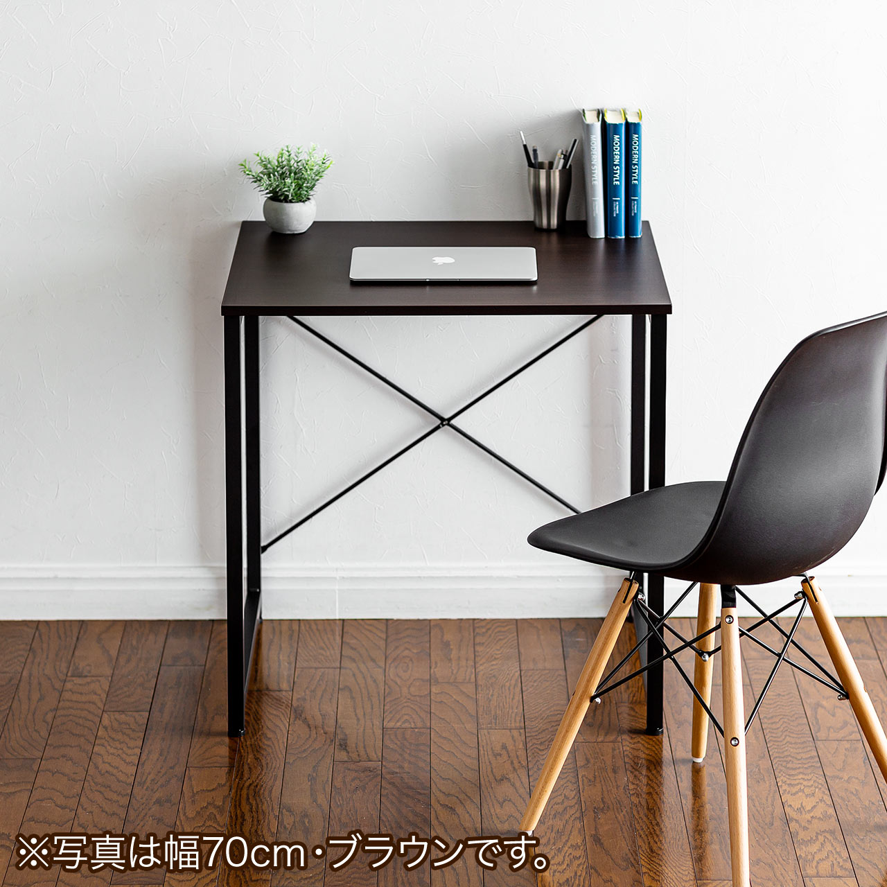 シンプルデスク ワークデスク モニターアーム対応 幅160cm 奥行60cm ホワイト 選挙グッズ 100-DESKF006