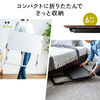 折りたたみデスク 折りたたみテーブル コンパクトデスク 省スペース 幅73cm 奥行40cm ホワイト 100-DESKH075W