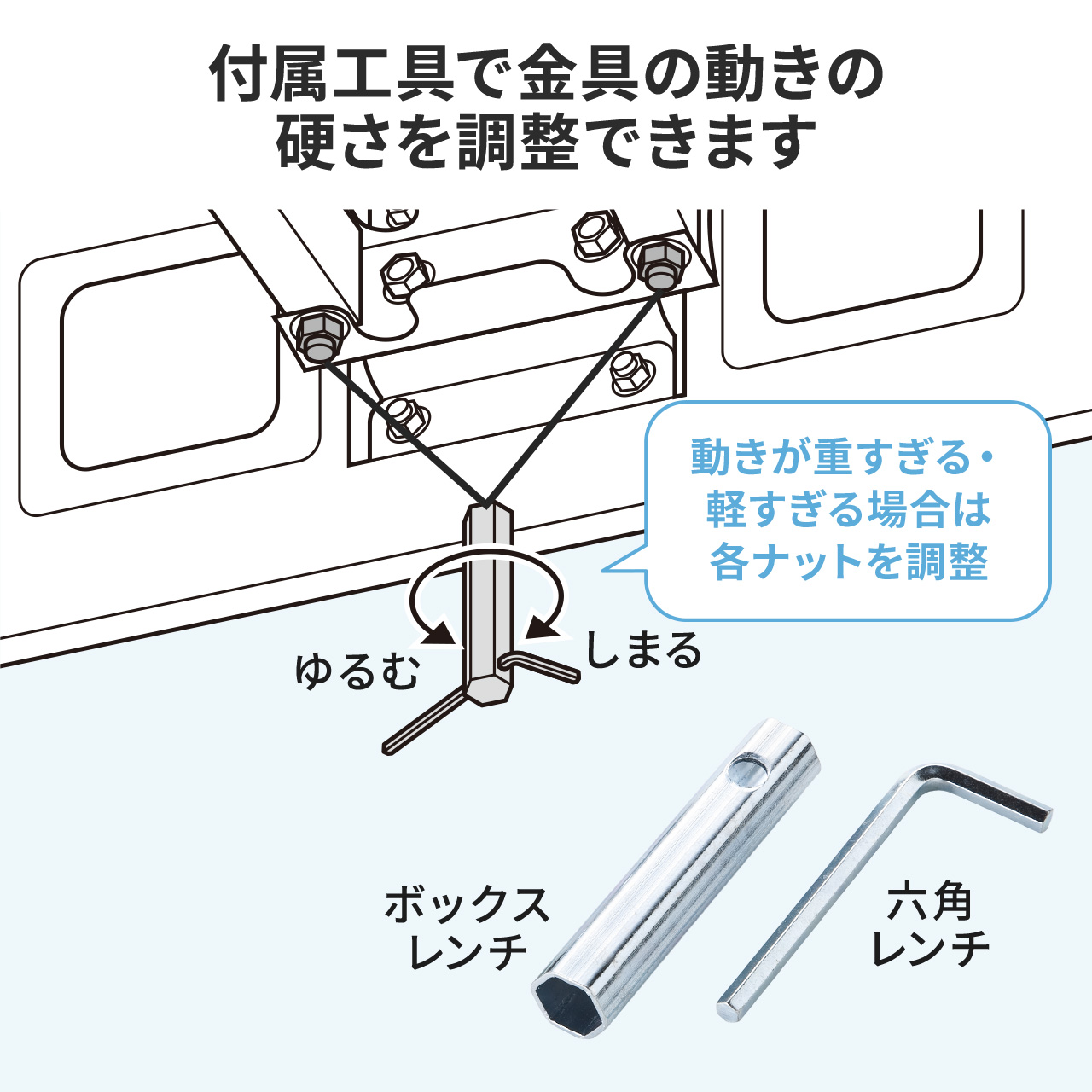 テレビ壁掛け金具（ダブルアームタイプ・汎用・32型/40型/43型/49型/50型/52型対応） 100-PL005