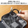 【 iPad（第10世代対応）】 USB Type-Cケーブル USB2.0 1m USB PD 100W対応 CtoC 高耐久 ポリエチレンメッシュケーブル ブラック 500-USB073-1