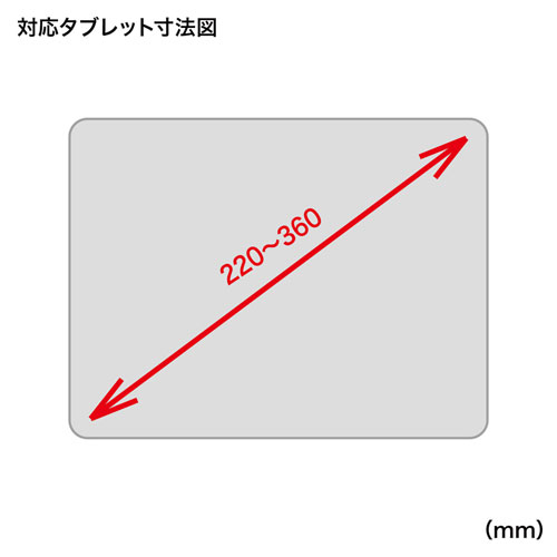 iPad・タブレットスタンド(7～13インチ対応・プレゼン向け) CR-LATAB25