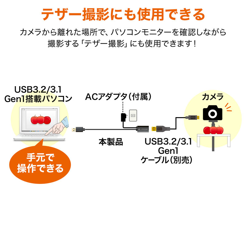 USB3.2アクティブリピーターケーブル5m KB-USB-R305