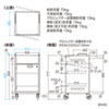 プロジェクター台（W510×D485mm） PR-7N