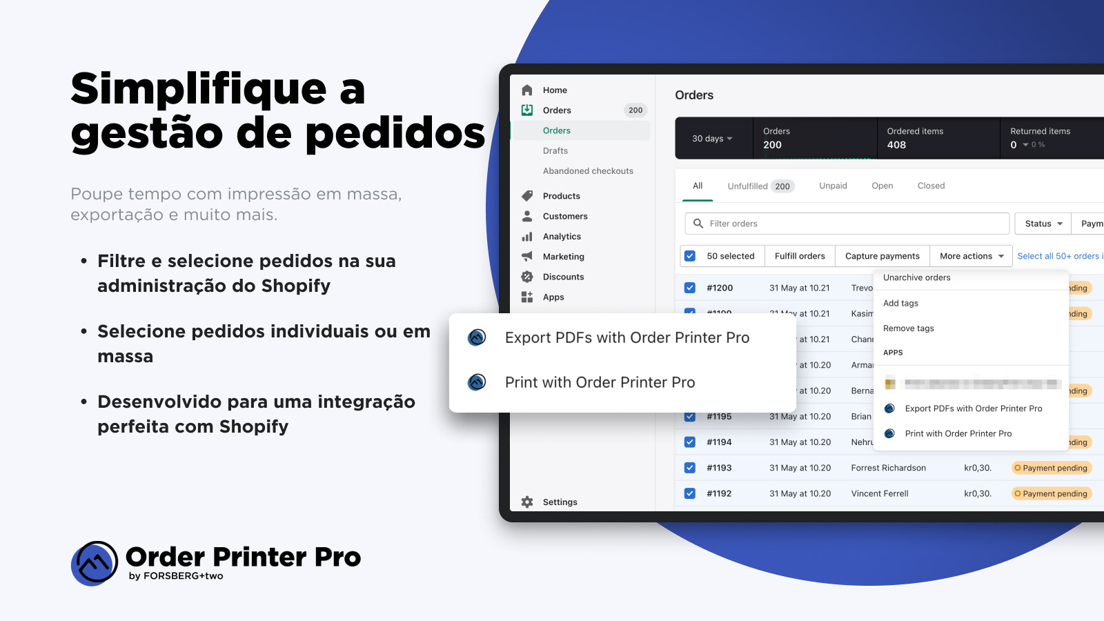 Simplifique: Poupe tempo com impressão e exportação em massa