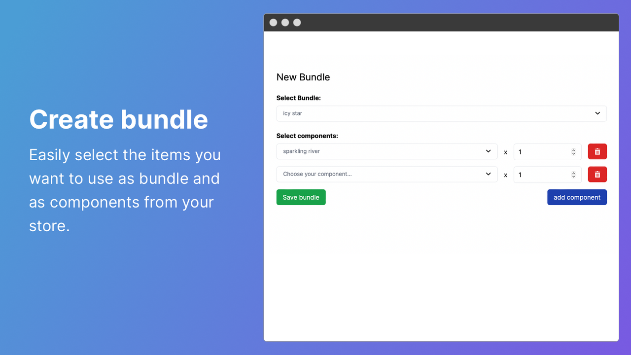 Create new bundle