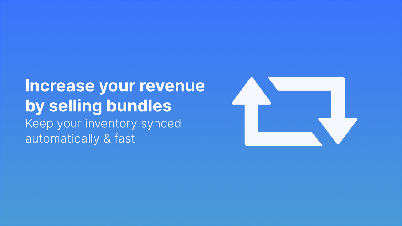 Increase your revenue by selling bundles & inventory syncing
