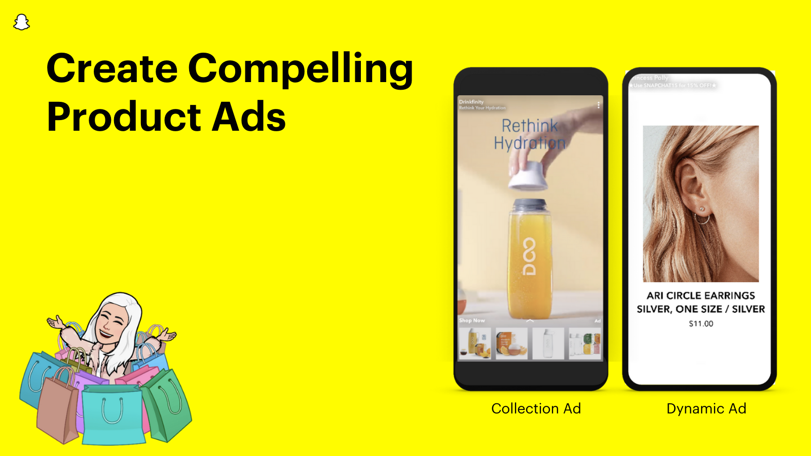 Create compelling product ads using Shopify products