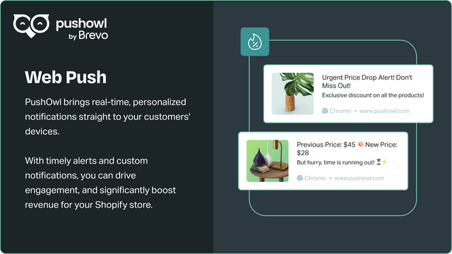 Real-time, personalized notifications straight to your customers