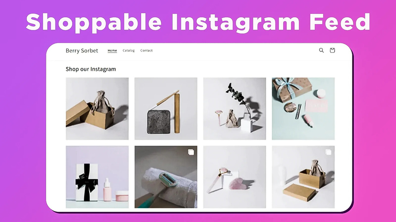 feed do insta | Galeria do Instagram para Shopify