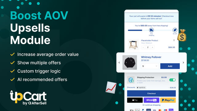 Boost AOV Upsells Module