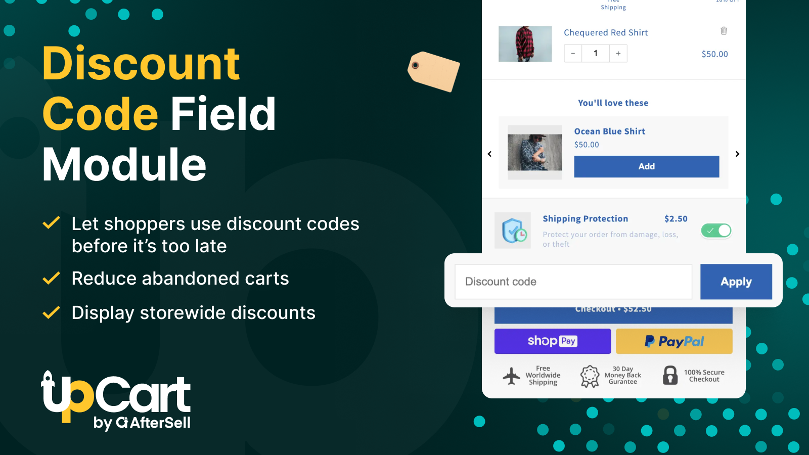 Discount Code Field Module