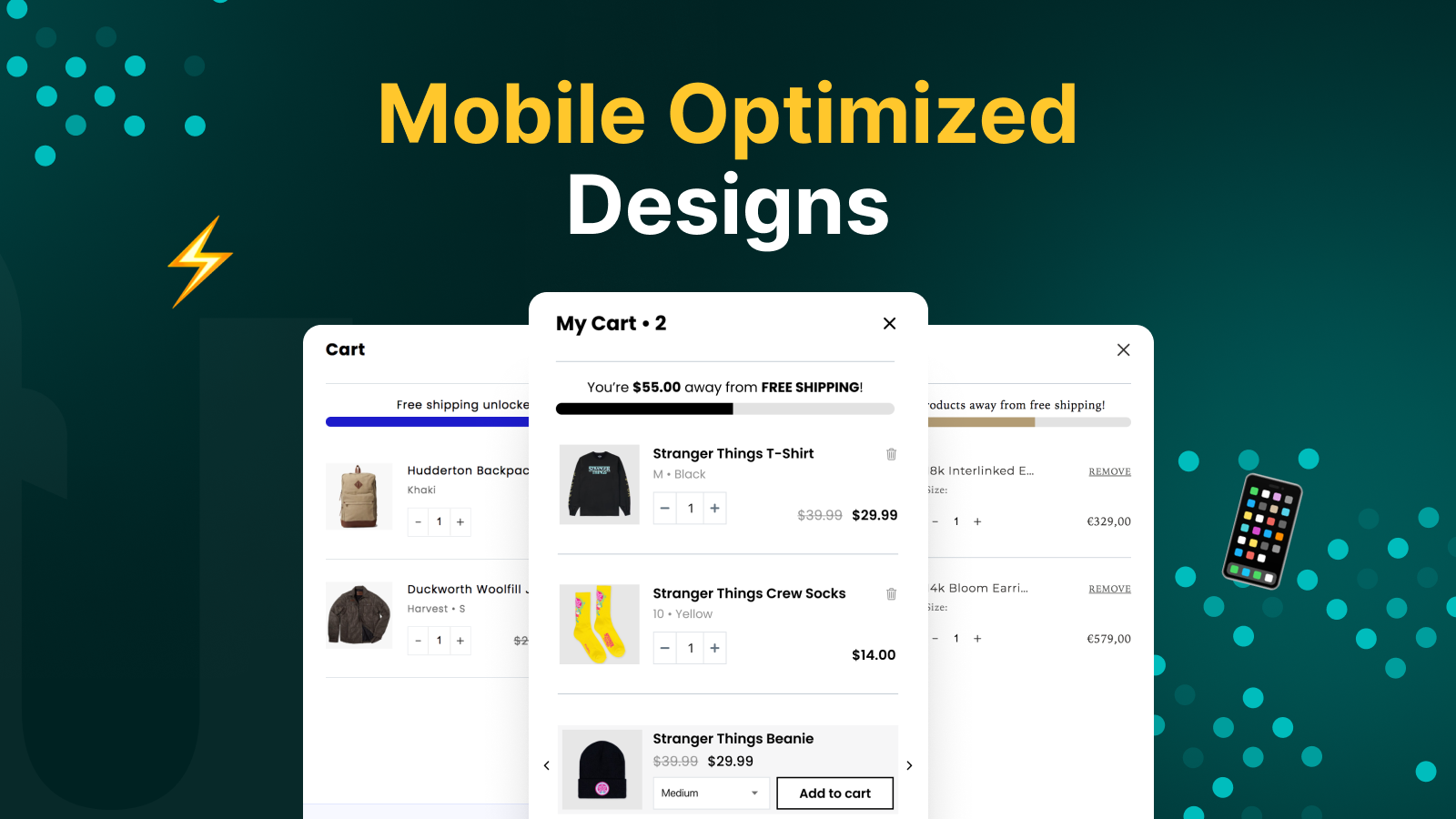 Mobile Optimized Designs