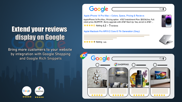 Bewertungen auf Google Shopping und Snippets anzeigen
