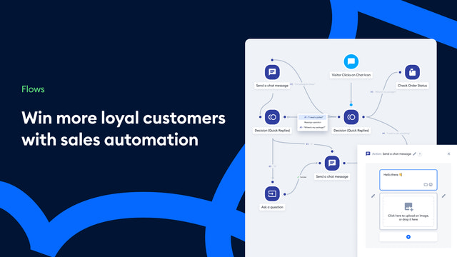 Get more loyal customers with sales and support automation