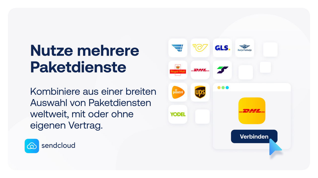Binde verschiedene Paketdienste an | Sendcloud