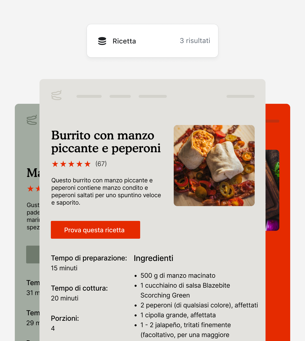 Ricette su un negozio di salse piccanti, che mostra come si possono aggiungere tipi di contenuti personalizzati con i metaobject