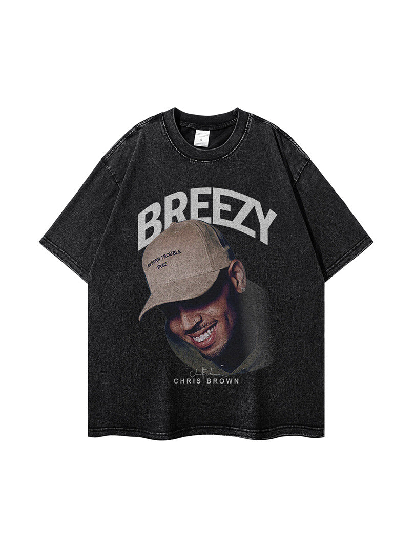  "Breezy" Big Head Tee - STREETWEAR