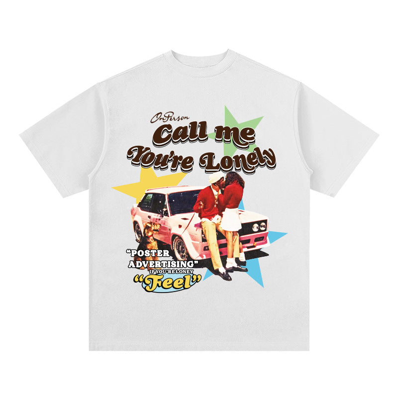  "Call Me" Graphic Tee - STREETWEAR