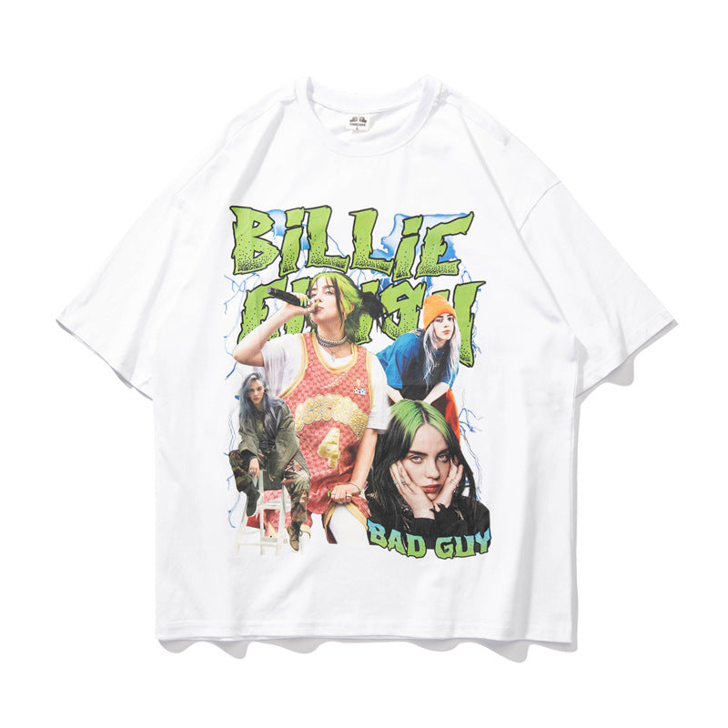  "Billie Eilish" Graphic Tee - STREETWEAR