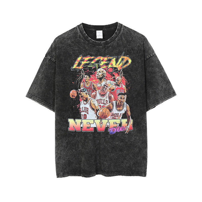  "Legends Never Die" Graphic Tee - STREETWEAR