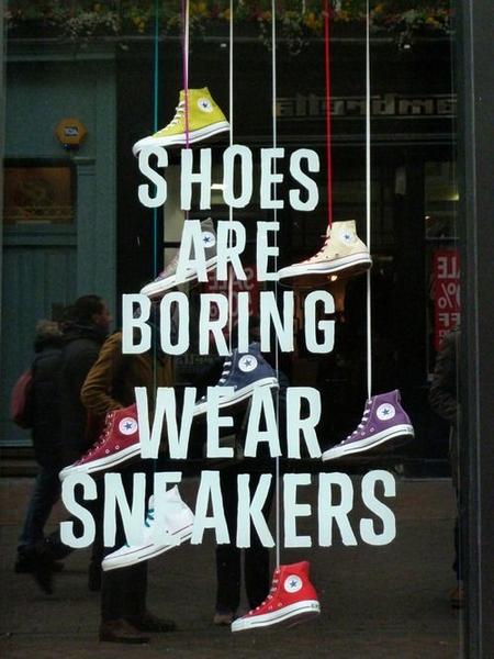 Shoes sign