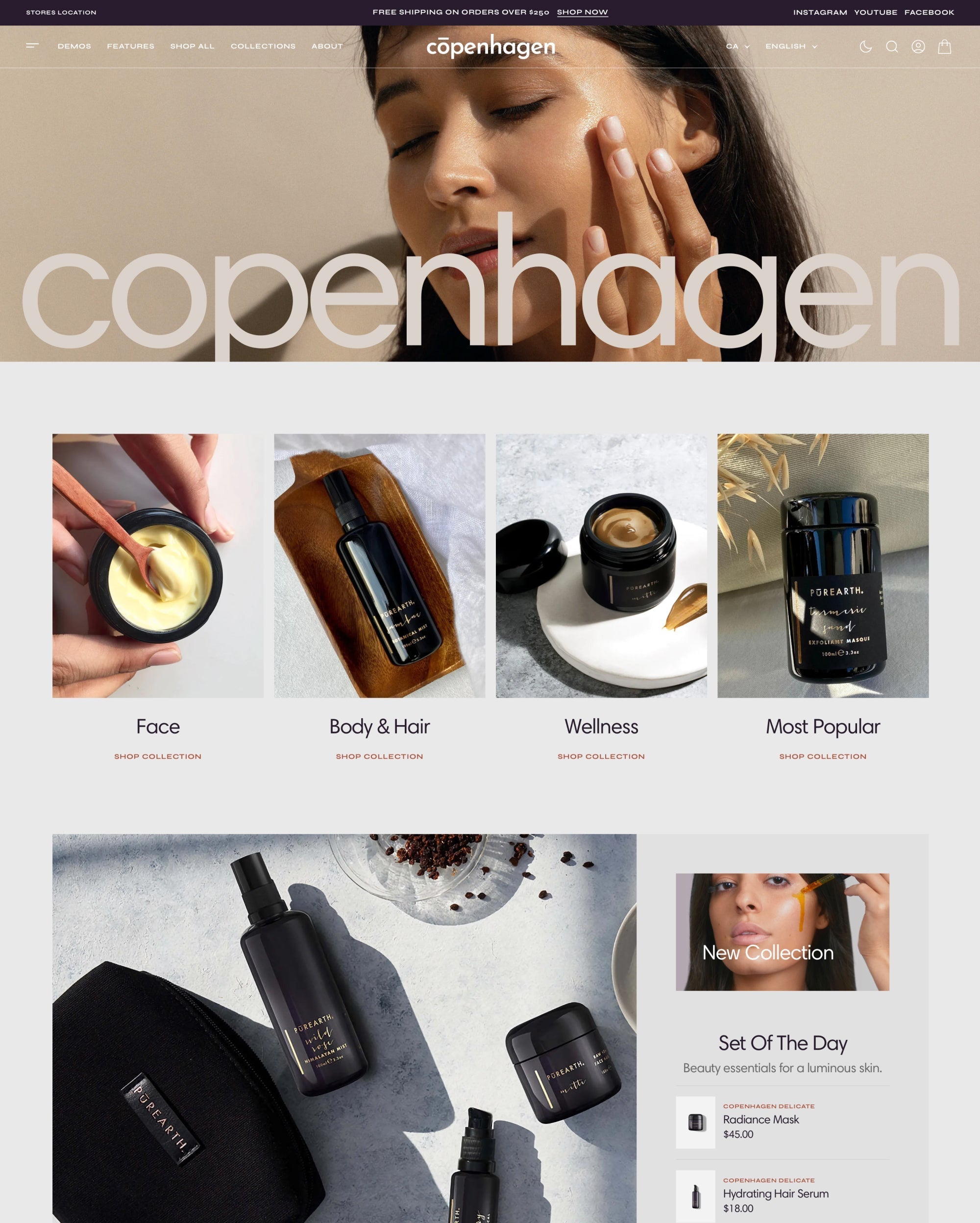 "Copenhagen" 스타일의 Delicate 테마 데스크톱 미리보기