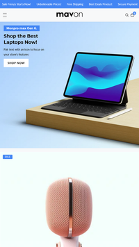 Mobile Vorschau für Mavon im Stil "Electronics"
