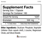 Bromelain - Supplement Facts