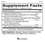 Attentia - Supplement Facts