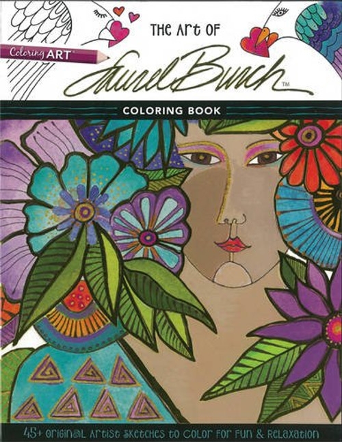 The Art of Laurel Burch Coloring Book: 45+ Original Artist Sketches to Color for Fun & Relaxation