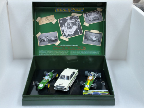 C4395A Scalextric The Legend of Jim Clark Triple-Pack 1:32 Slot Car