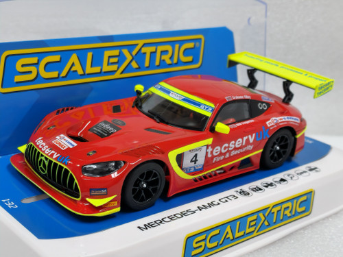 C4332 Scalextric Mercedes AMG GT3 Tecserv UK - GT Cup 2022 Grahame Tilley 1:32 Slot Car *DPR*