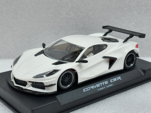 0394AW NSR Corvette C8R Test Car White 1:32 Slot Car