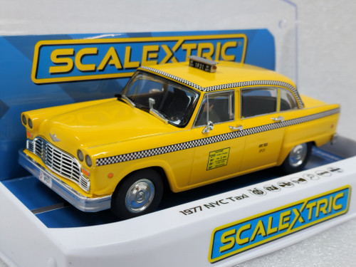 C4432 Scalextric 1977 NYC Taxi 1:32 Slot Car