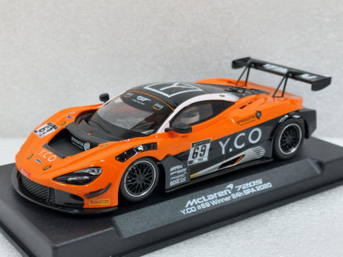 0407AW NSR McLaren 720S GT3 Y.CO 24H Spa 2020, #69 1:32 Slot Car