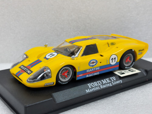 0411SW NSR Ford MKIV Martini Racing Yellow, #11 1:32 Slot Car