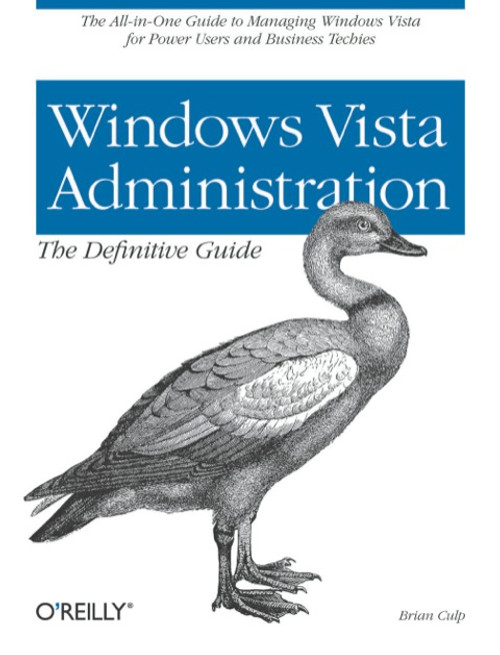 (eBook PDF) Windows Vista Administration: The Definitive Guide    1st Edition