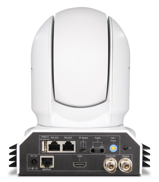 P400 White. 4K 10-Bit Full NDI with Sony Sensor