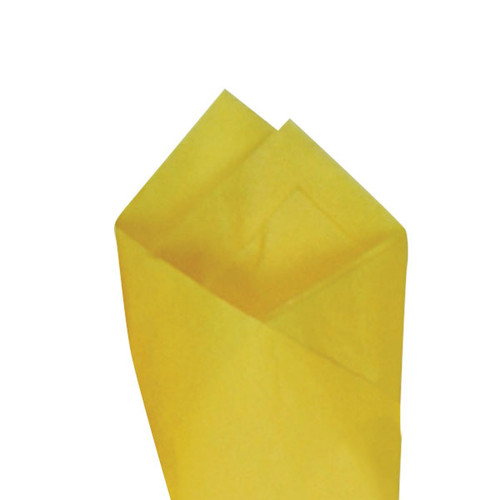 Buttercup (Yellow) Color Wrapping and Tissue Paper, Quire Folded