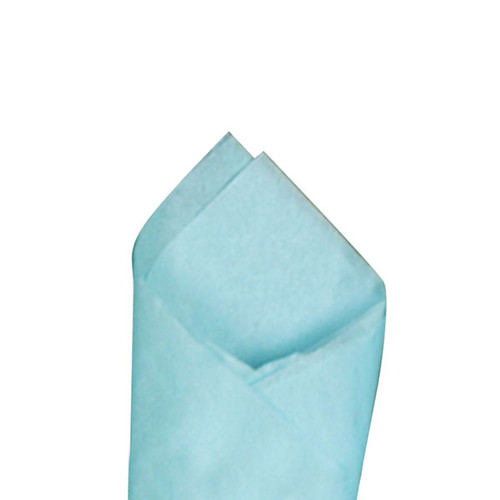 Light Blue Color Wrapping and Tissue Paper, Quire Folded