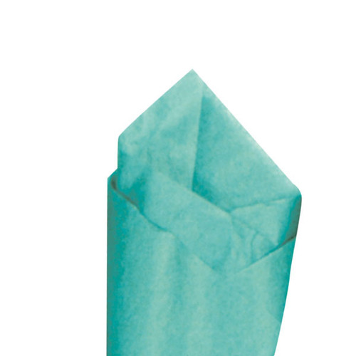 Aquamarine Color Wrapping and Tissue Paper, Quire Folded