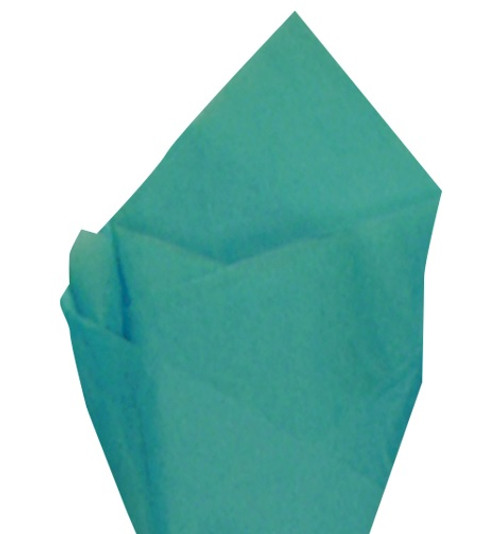 Caribbean Blue Color Wrapping and Tissue Paper, Quire Folded