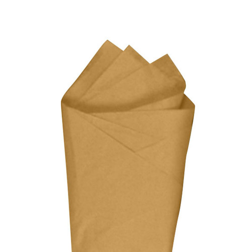 Harvest Gold Color Wrapping and Tissue Paper, Quire Folded