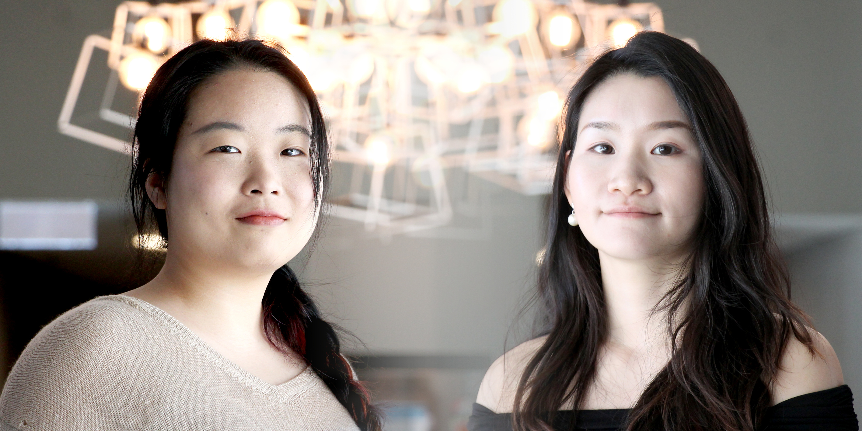 Chloe Lin and Zora Zhuang, 2024 Pioneering Women Scholarship recipients
